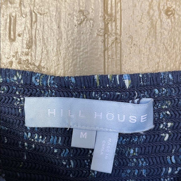 Hill House The Matilda Floral Midi Dress in charm scallop size M - Picture 7 of 11